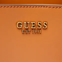 Sac a main femme Guess classic & luxe Cognac - ZESHOES