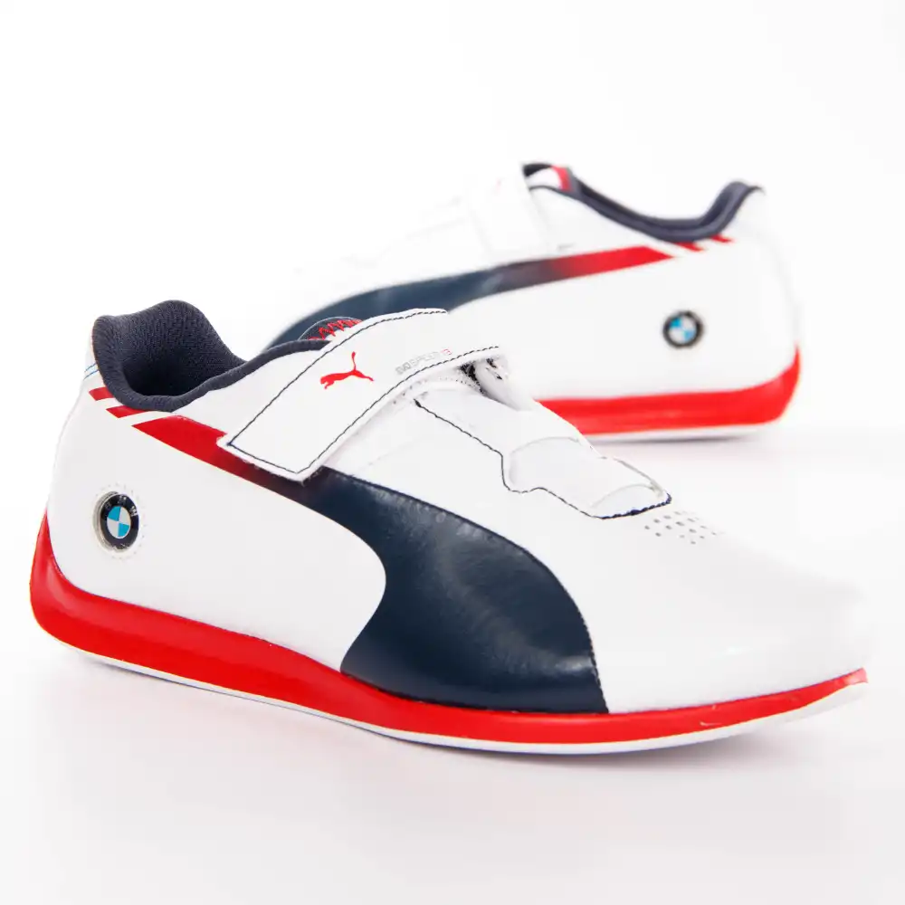 Basket basse garcon Puma Evospeed Blanc - ZESHOES