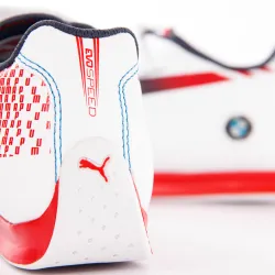 Basket basse garcon Puma Evospeed Blanc - ZESHOES