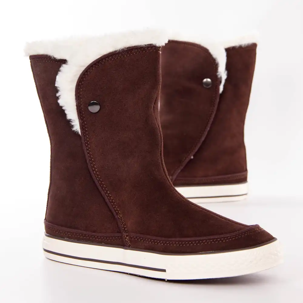 Bottine femme Converse Choco Marron - ZESHOES Bottine femme Converse Choco Marron - ZESHOES