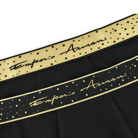 Produits victimes de leur succès Emporio Armani Noir Pack x2 unlimited gold logo