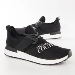 Basket basse homme Versace linea fondo super Noir - ZESHOES Basket basse homme Versace linea fondo super Noir - ZESHOES