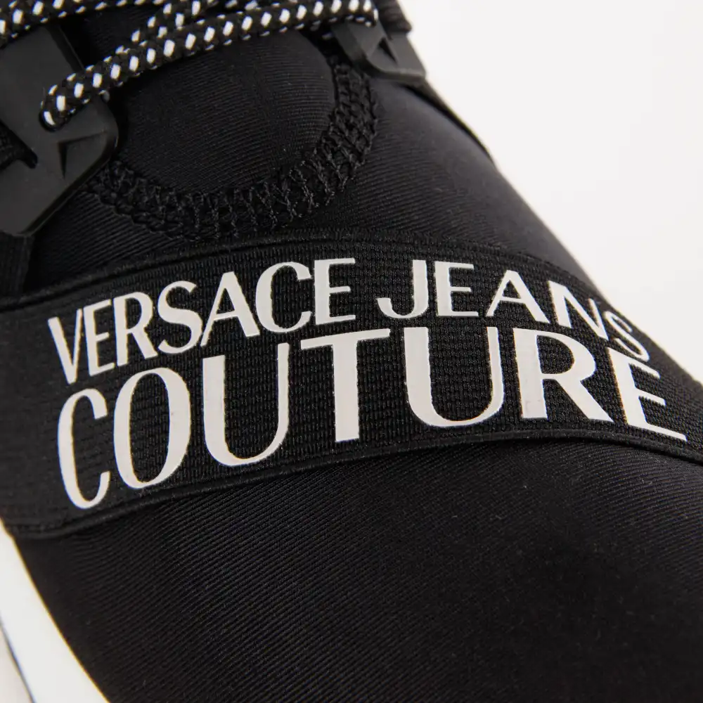 Basket basse homme Versace linea fondo super Noir - ZESHOES Basket basse homme Versace linea fondo super Noir - ZESHOES