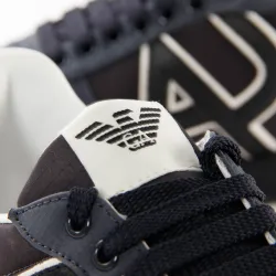 Basket basse homme Armani Jeans Nero Noir - ZESHOES