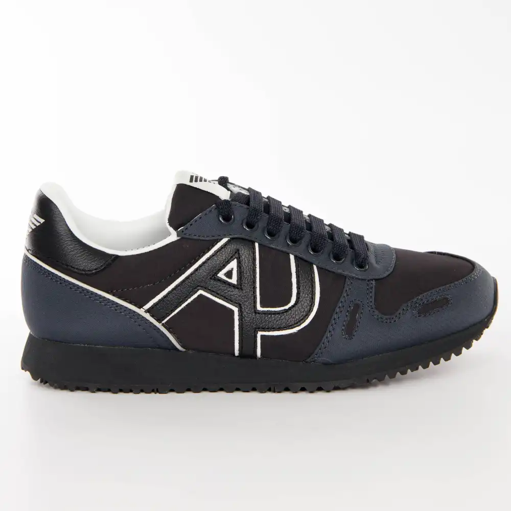 Basket basse homme Armani Jeans Nero Noir - ZESHOES