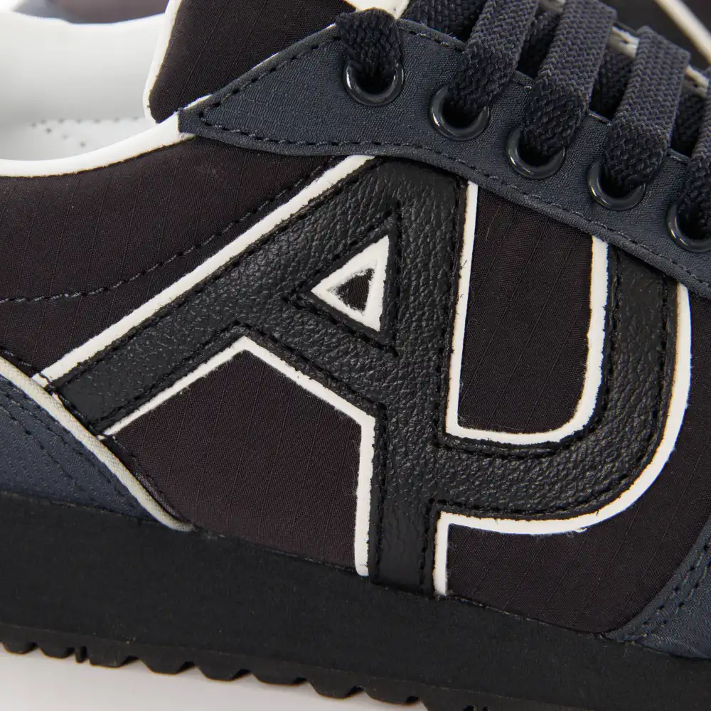 Basket basse homme Armani Jeans Nero Noir - ZESHOES