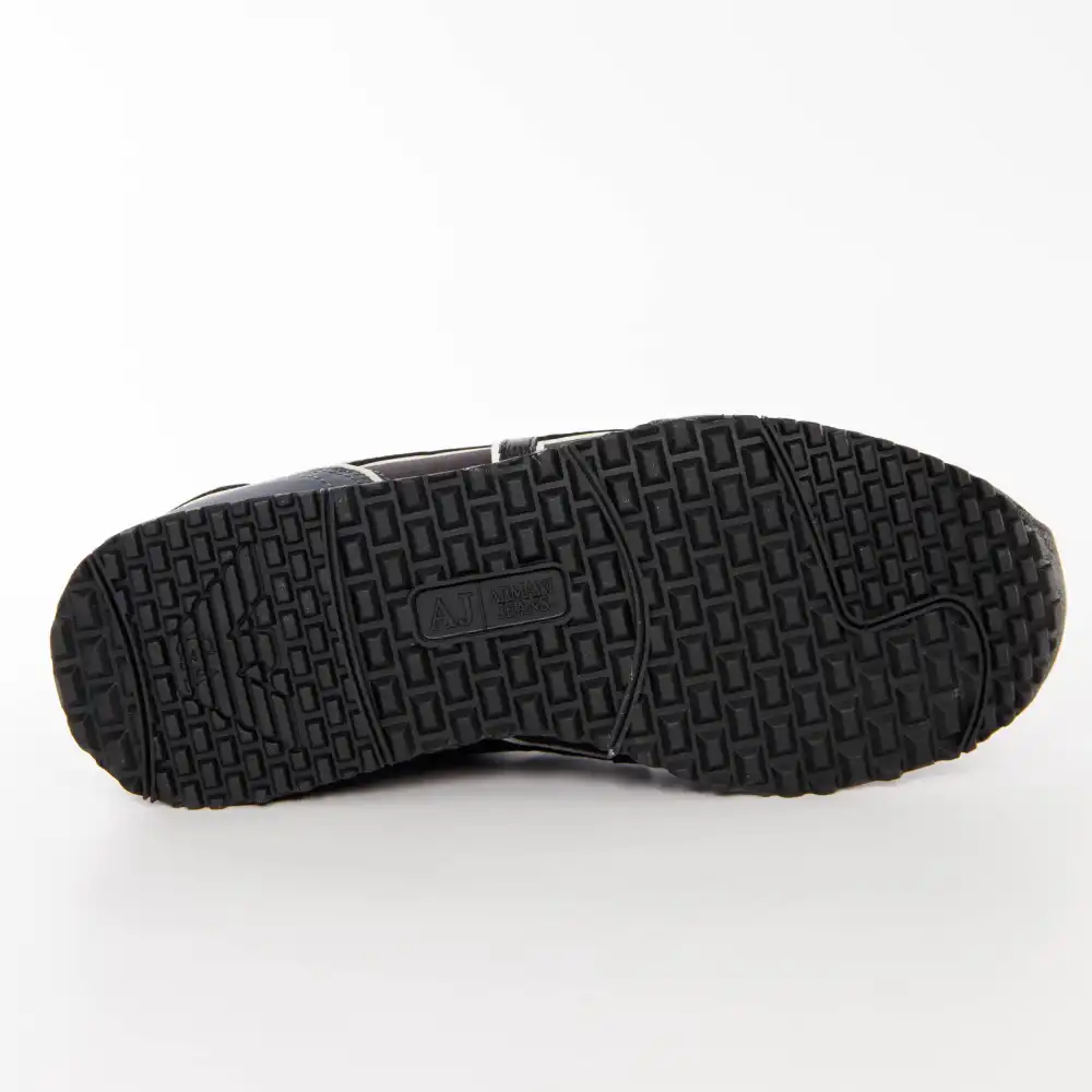 Basket basse homme Armani Jeans Nero Noir - ZESHOES