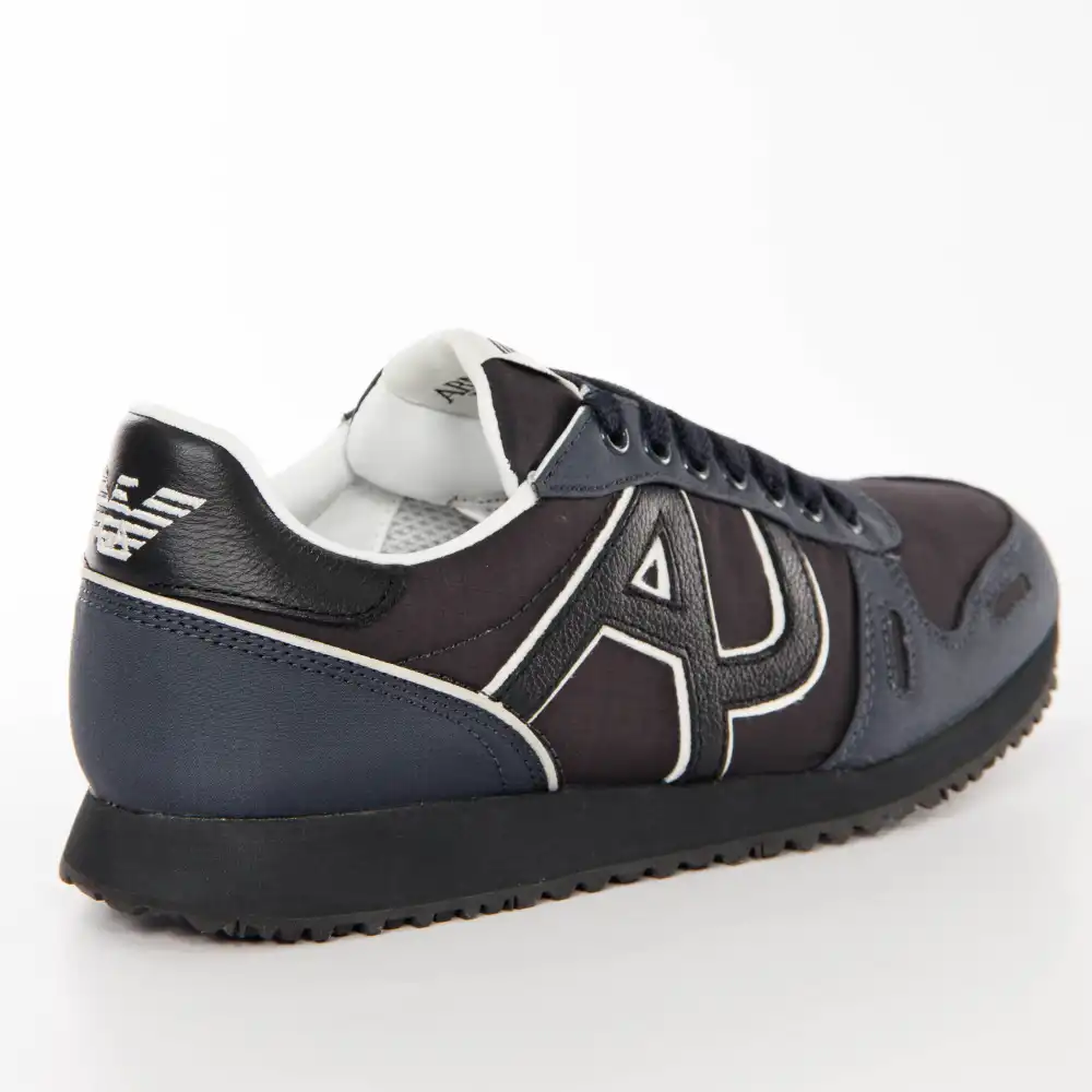 Basket basse homme Armani Jeans Nero Noir - ZESHOES