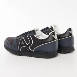 Basket basse homme Armani Jeans Nero Noir - ZESHOES