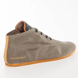 Basket de ville basse homme Eleven Paris Life is a joke Noir - ZESHOES Basket de ville basse homme Eleven Paris Life is a joke Noir - ZESHOES