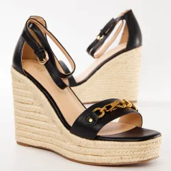 Sandale femme Guess Wendy Noir - ZESHOES