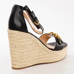 Sandale femme Guess Wendy Noir - ZESHOES