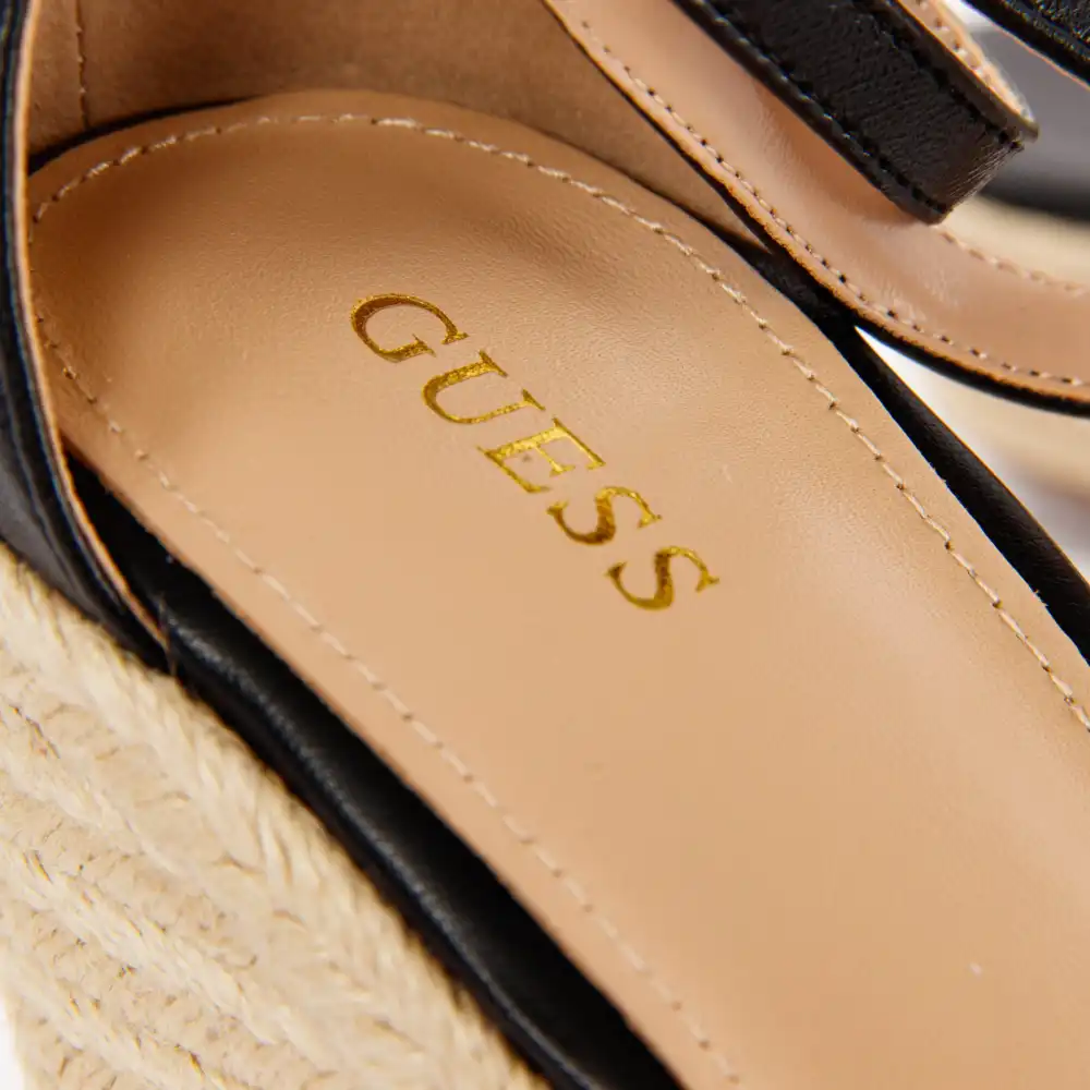 Sandale femme Guess Wendy Noir - ZESHOES