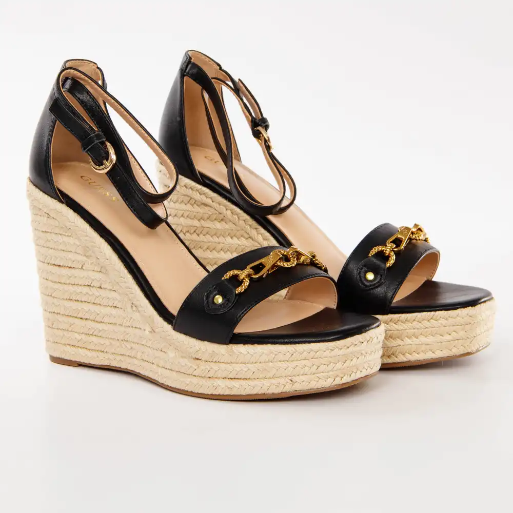 Sandale femme Guess Wendy Noir - ZESHOES