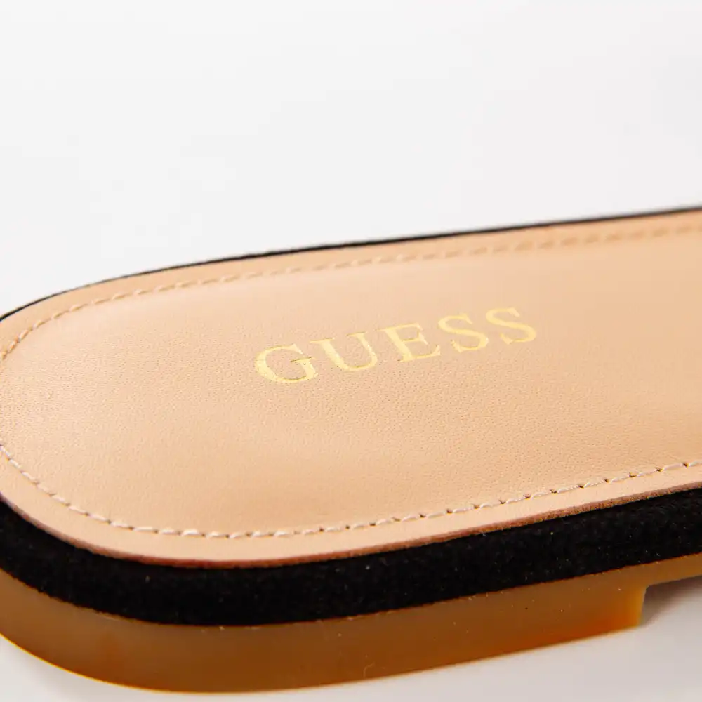 Claquette femme Guess Tashia Noir - ZESHOES