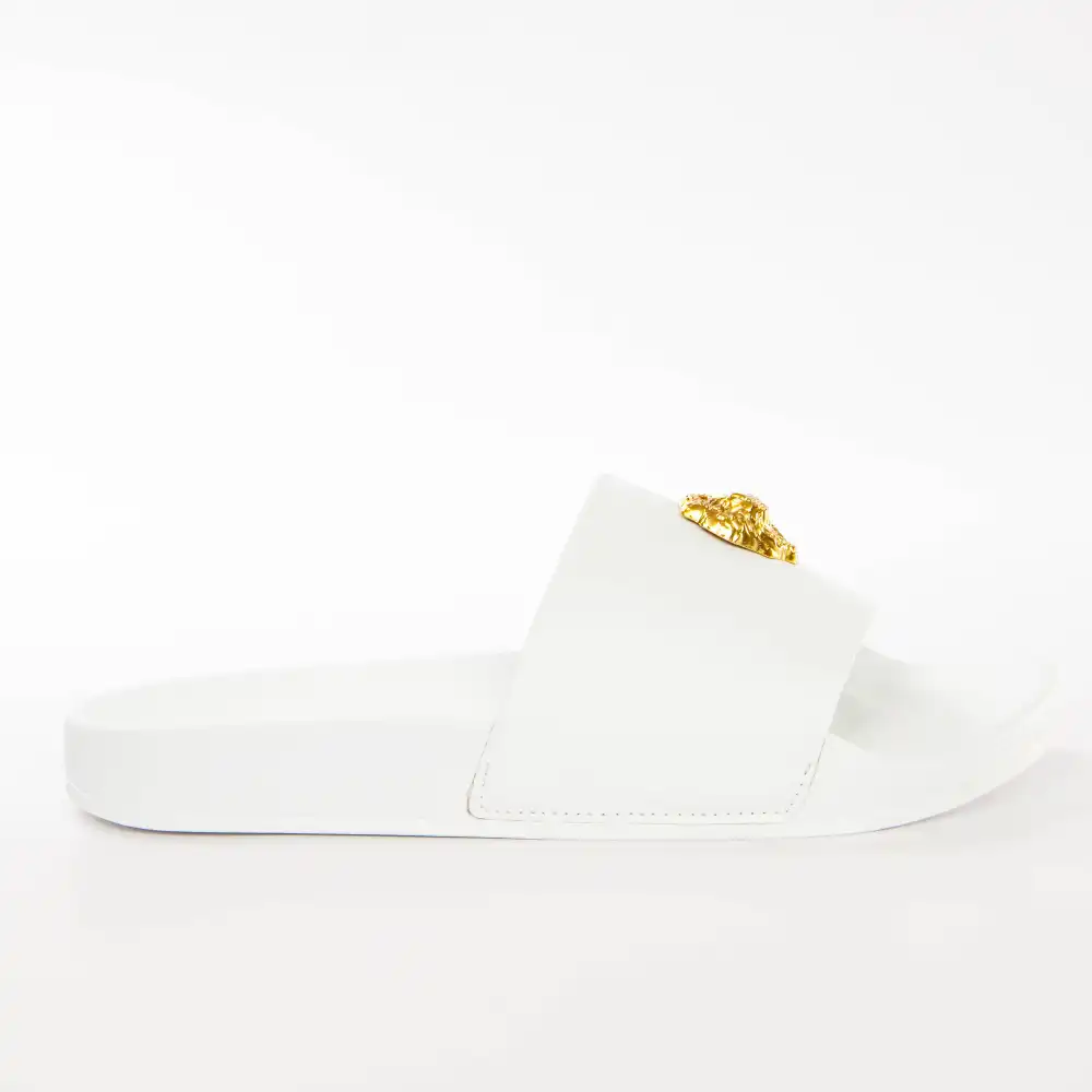 Claquette homme Guess Colico leo Blanc - ZESHOES Claquette homme Guess Colico leo Blanc - ZESHOES