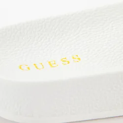 Claquette homme Guess Colico leo Blanc - ZESHOES Claquette homme Guess Colico leo Blanc - ZESHOES