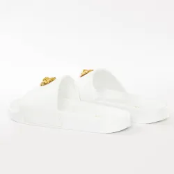 Claquette homme Guess Colico leo Blanc - ZESHOES Claquette homme Guess Colico leo Blanc - ZESHOES