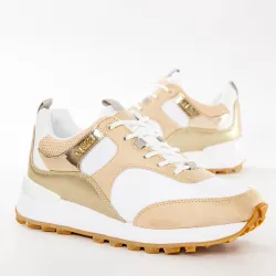 Basket de ville basse femme Guess Selvie Blanc - ZESHOES