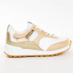 Basket de ville basse femme Guess Selvie Blanc - ZESHOES