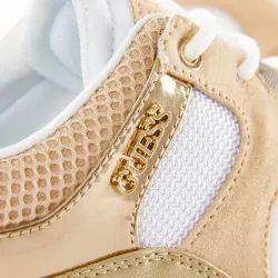 Basket de ville basse femme Guess Selvie Blanc - ZESHOES