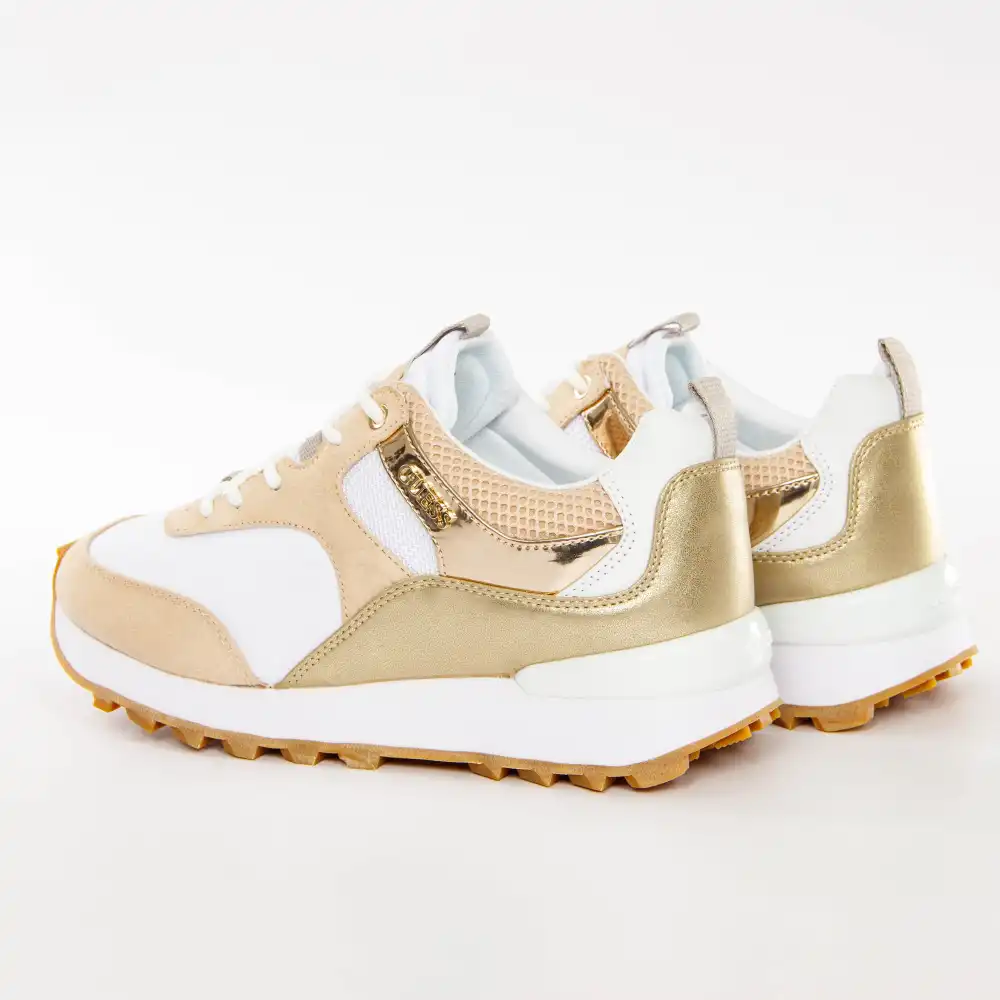 Basket de ville basse femme Guess Selvie Blanc - ZESHOES