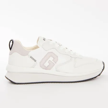 Basket basse homme Guess Blanc Madele classic