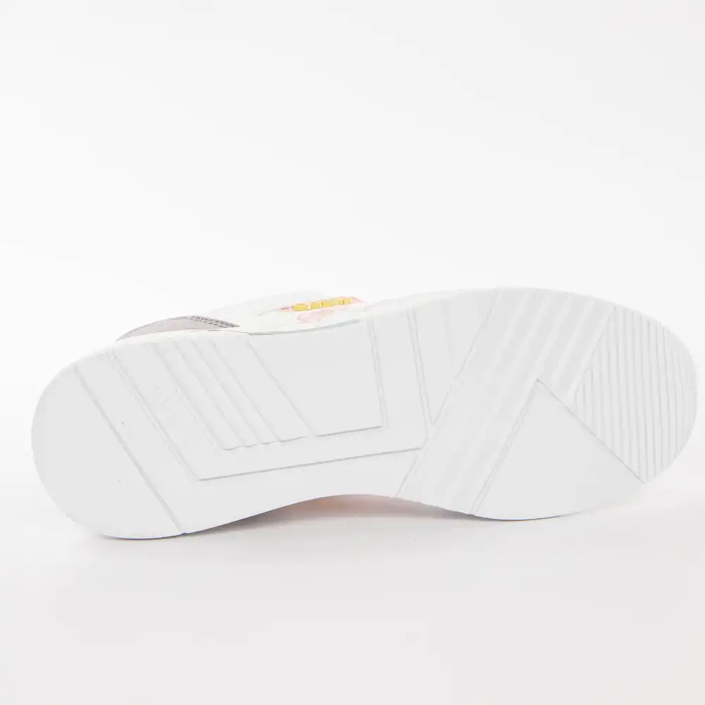Basket de ville basse femme Guess Metz Blanc - ZESHOES