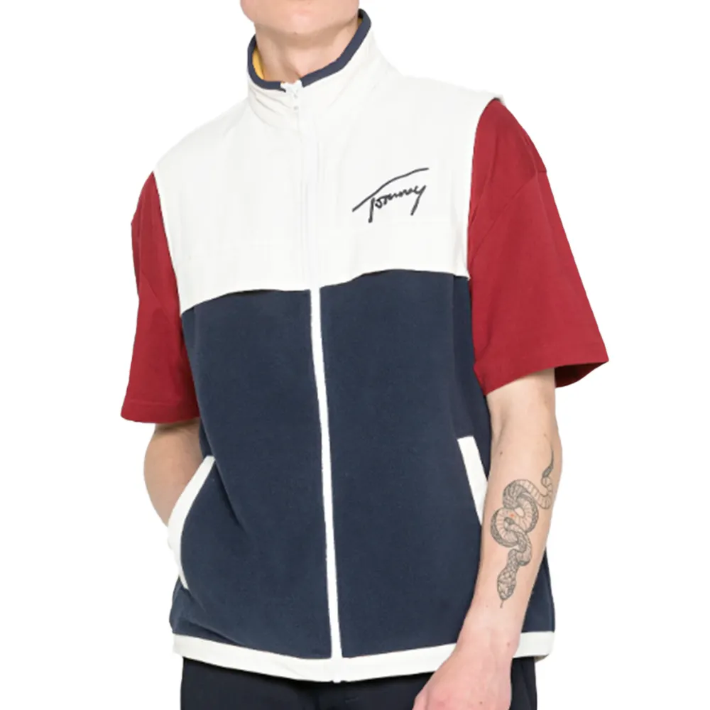 Tommy Jeans Veste Mix media retro Homme Bleu