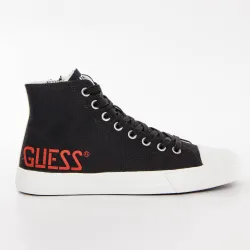 Basket de ville montante homme Guess Ederle Noir - ZESHOES