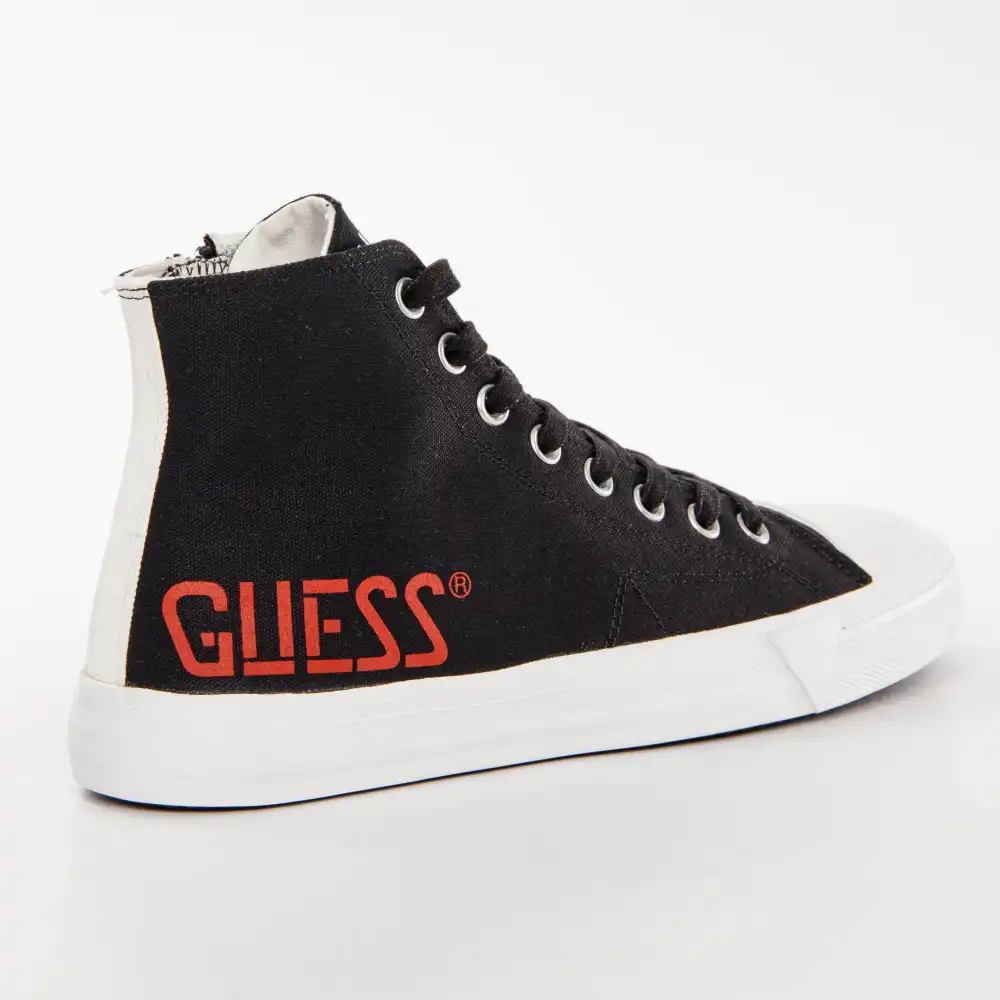 Basket de ville montante homme Guess Ederle Noir - ZESHOES