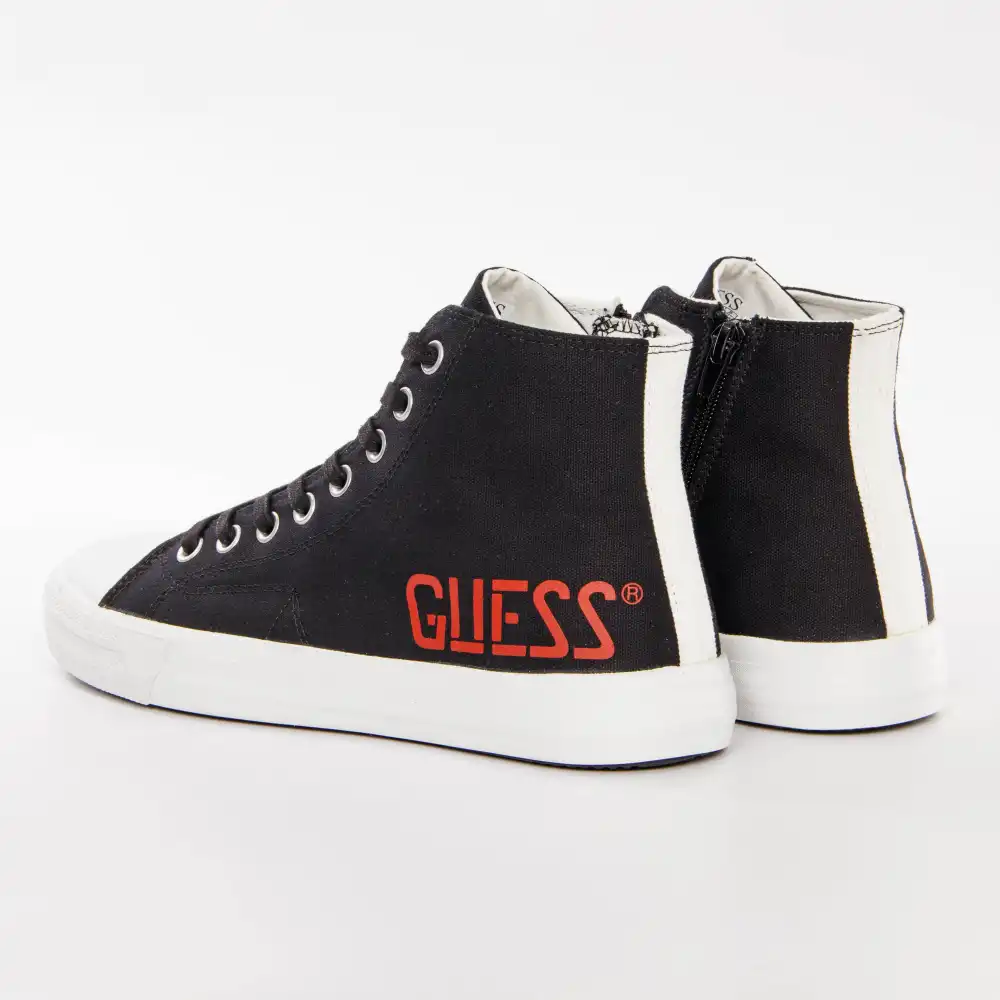 Basket de ville montante homme Guess Ederle Noir ZESHOES