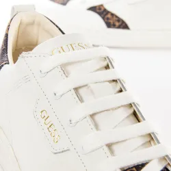 Basket de ville basse homme Guess Certosa Blanc - ZESHOES Basket de ville basse homme Guess Certosa Blanc - ZESHOES