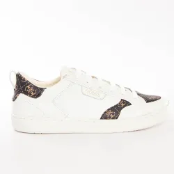 Basket de ville basse homme Guess Certosa Blanc - ZESHOES Basket de ville basse homme Guess Certosa Blanc - ZESHOES