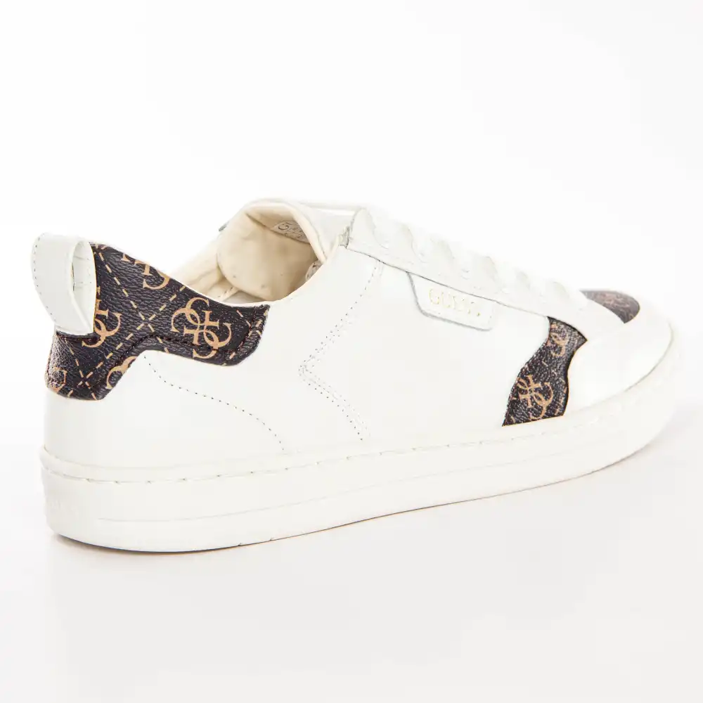 Basket de ville basse homme Guess Certosa Blanc - ZESHOES Basket de ville basse homme Guess Certosa Blanc - ZESHOES