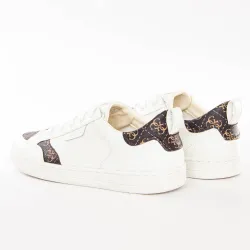 Basket de ville basse homme Guess Certosa Blanc - ZESHOES Basket de ville basse homme Guess Certosa Blanc - ZESHOES