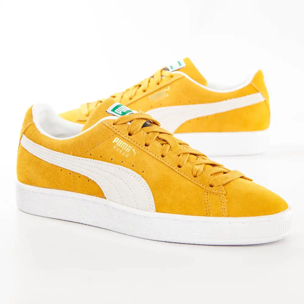 Puma suede jaune best sale