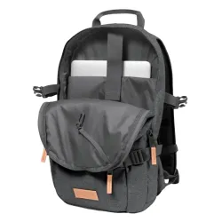 Sac à dos homme Eastpak Flood black denim Gris - ZESHOES