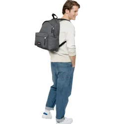 Sac à dos homme Eastpak Padded pak'r 77h black denim Gris - ZESHOES