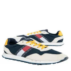 Basket basse homme Tommy Jeans Retro runners Multicolor - ZESHOES