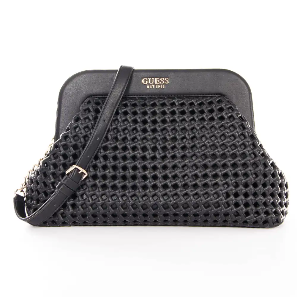 Sac a main femme Guess Sicilia Noir - ZESHOES