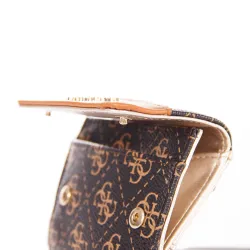 Portefeuille femme Guess Kasinta Marron - ZESHOES