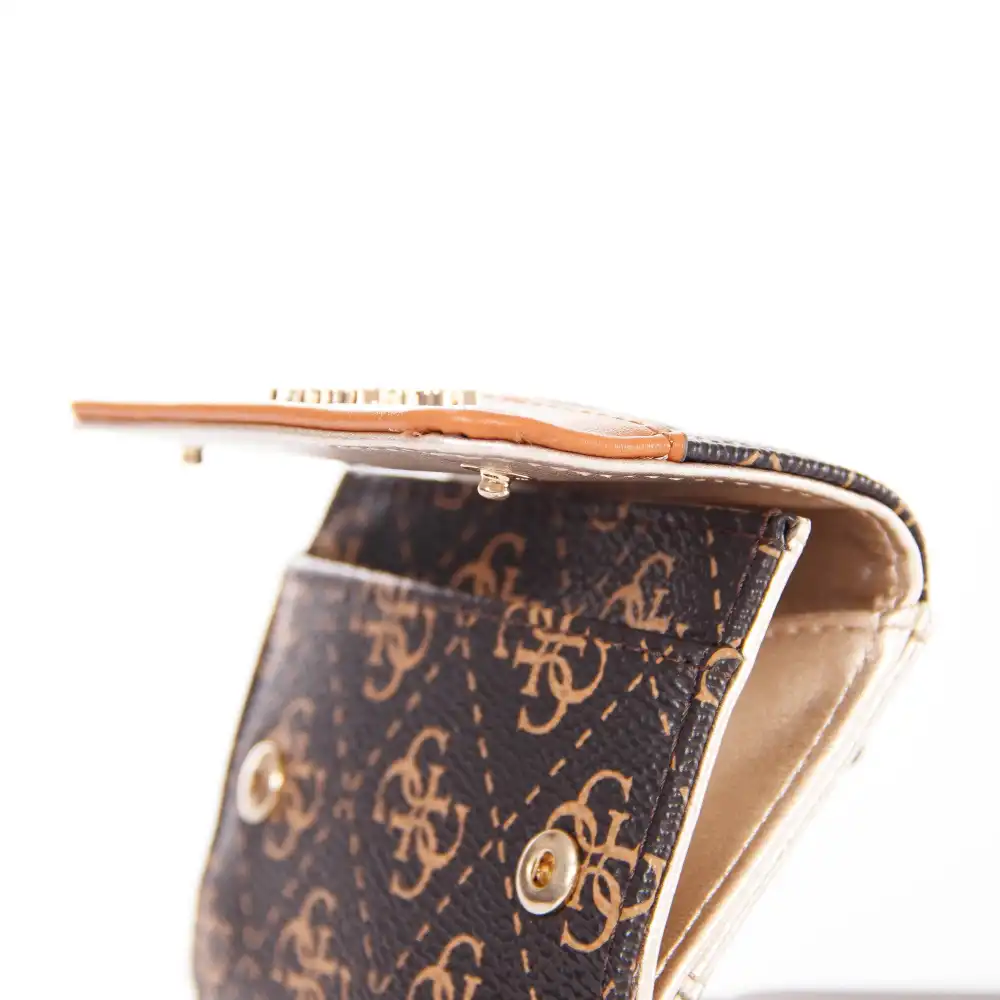 Portefeuille femme Guess Kasinta Marron - ZESHOES