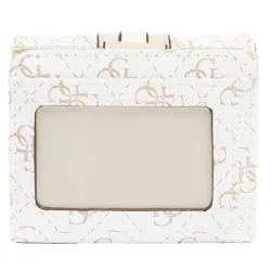 Portefeuille femme Guess Kasinta Blanc - ZESHOES