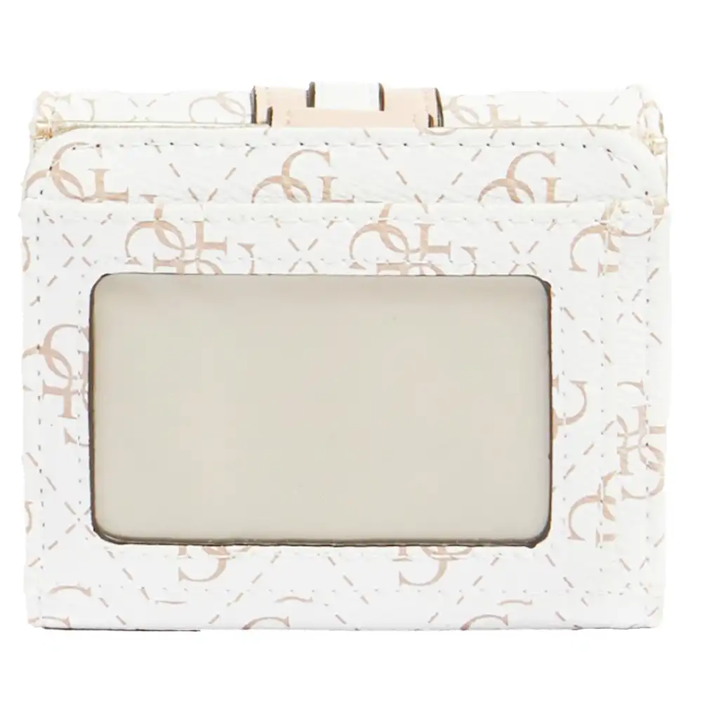 Portefeuille femme Guess Kasinta Blanc - ZESHOES