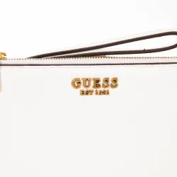 Portefeuille femme Guess Kristle slg Blanc - ZESHOES Portefeuille femme Guess Kristle slg Blanc - ZESHOES