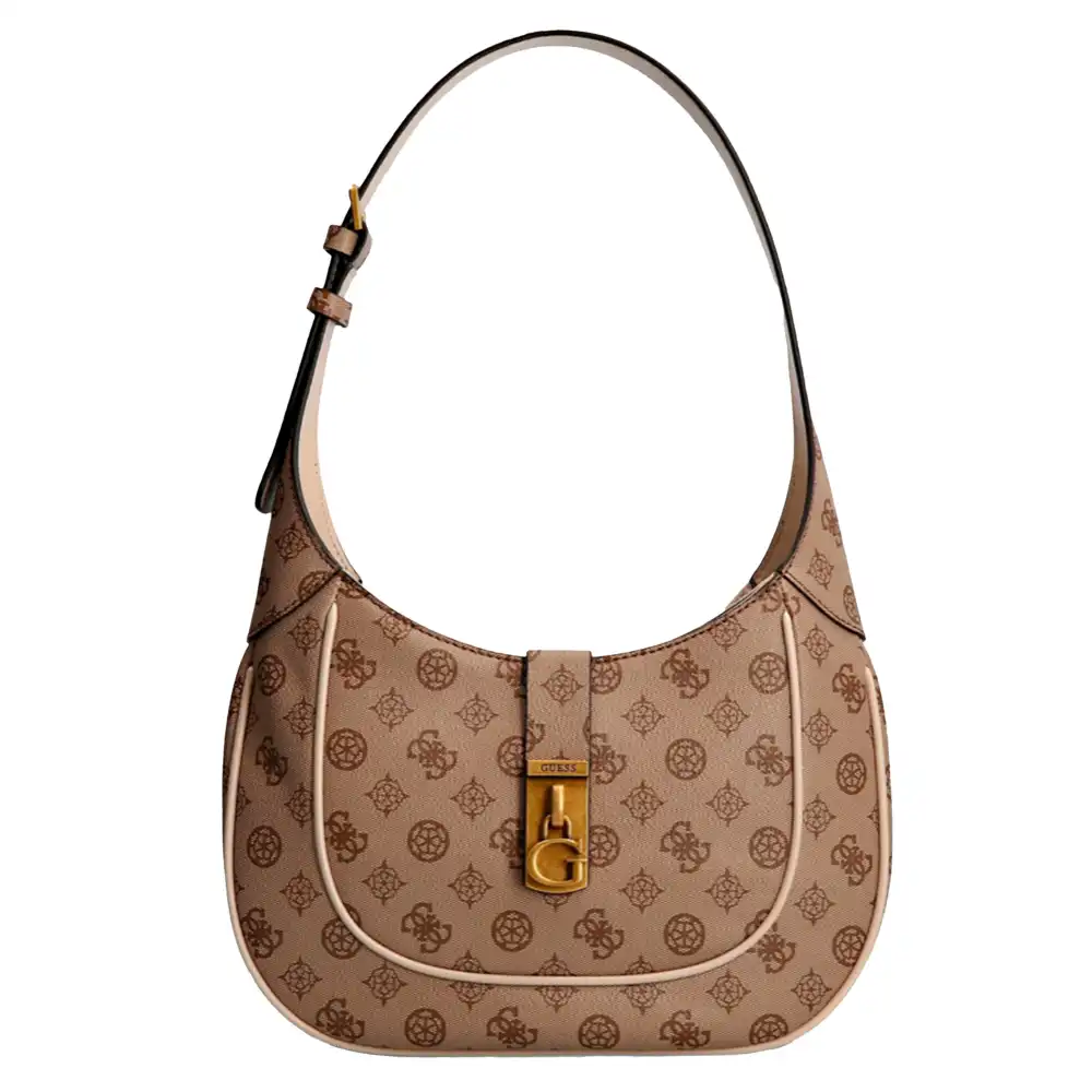 Sac hobo maimie logo 4g et pivoine Guess - 1