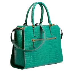 Sac bandoulière femme Guess Raffie imprime croco Vert - ZESHOES Sac bandoulière femme Guess Raffie imprime croco Vert - ZESHOES