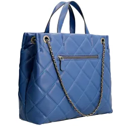 Sac bandoulière femme Guess Cessily surpiqué Bleu - ZESHOES