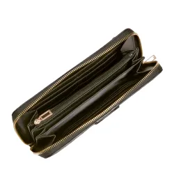 Portefeuille femme Guess Carlson Noir - ZESHOES Portefeuille femme Guess Carlson Noir - ZESHOES